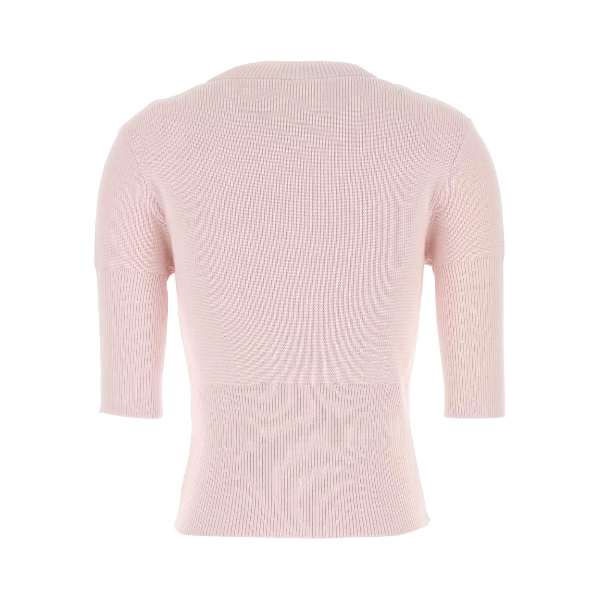 3/4 SLEEVES RIBBED BOTTOM SWEATER