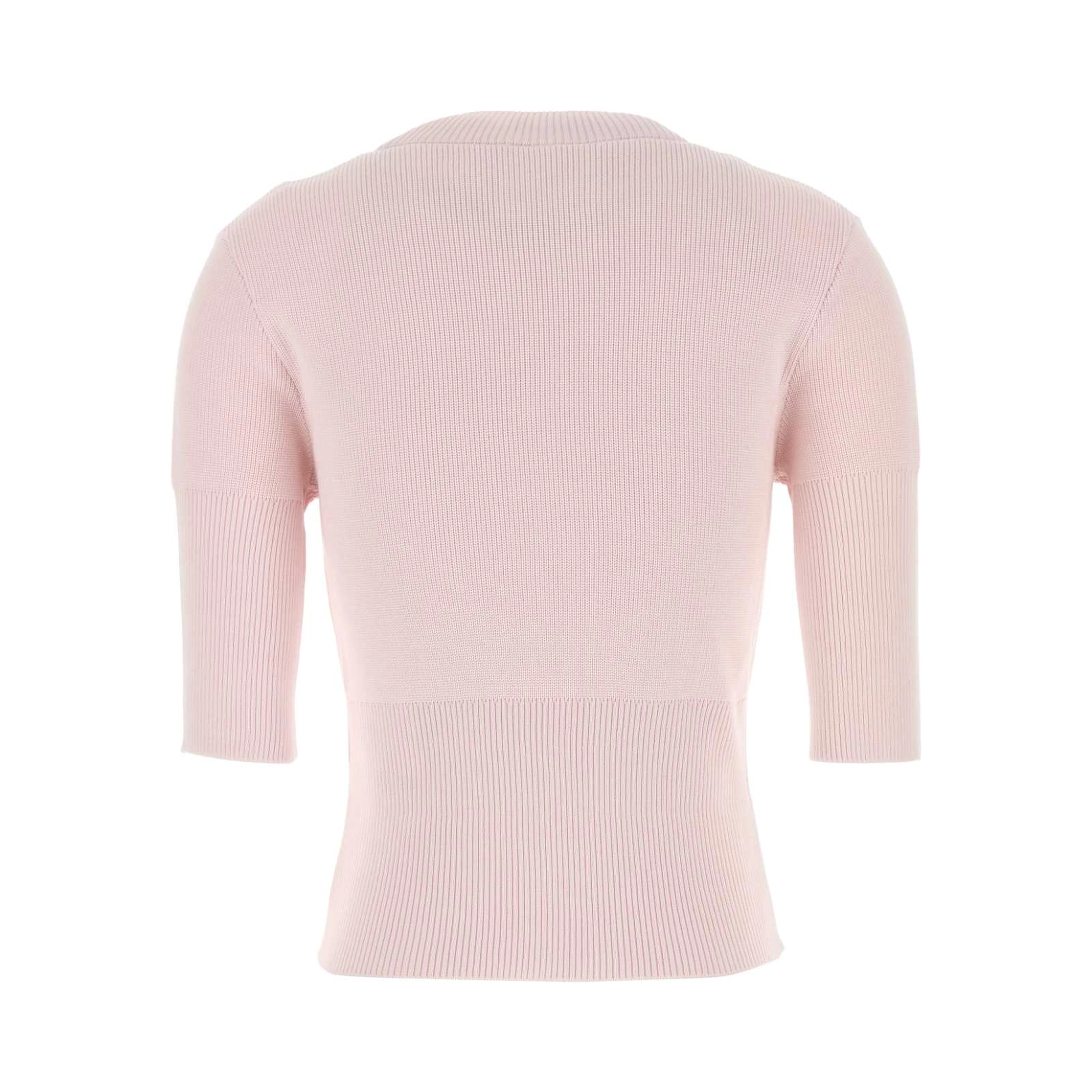 3/4 SLEEVES RIBBED BOTTOM SWEATER