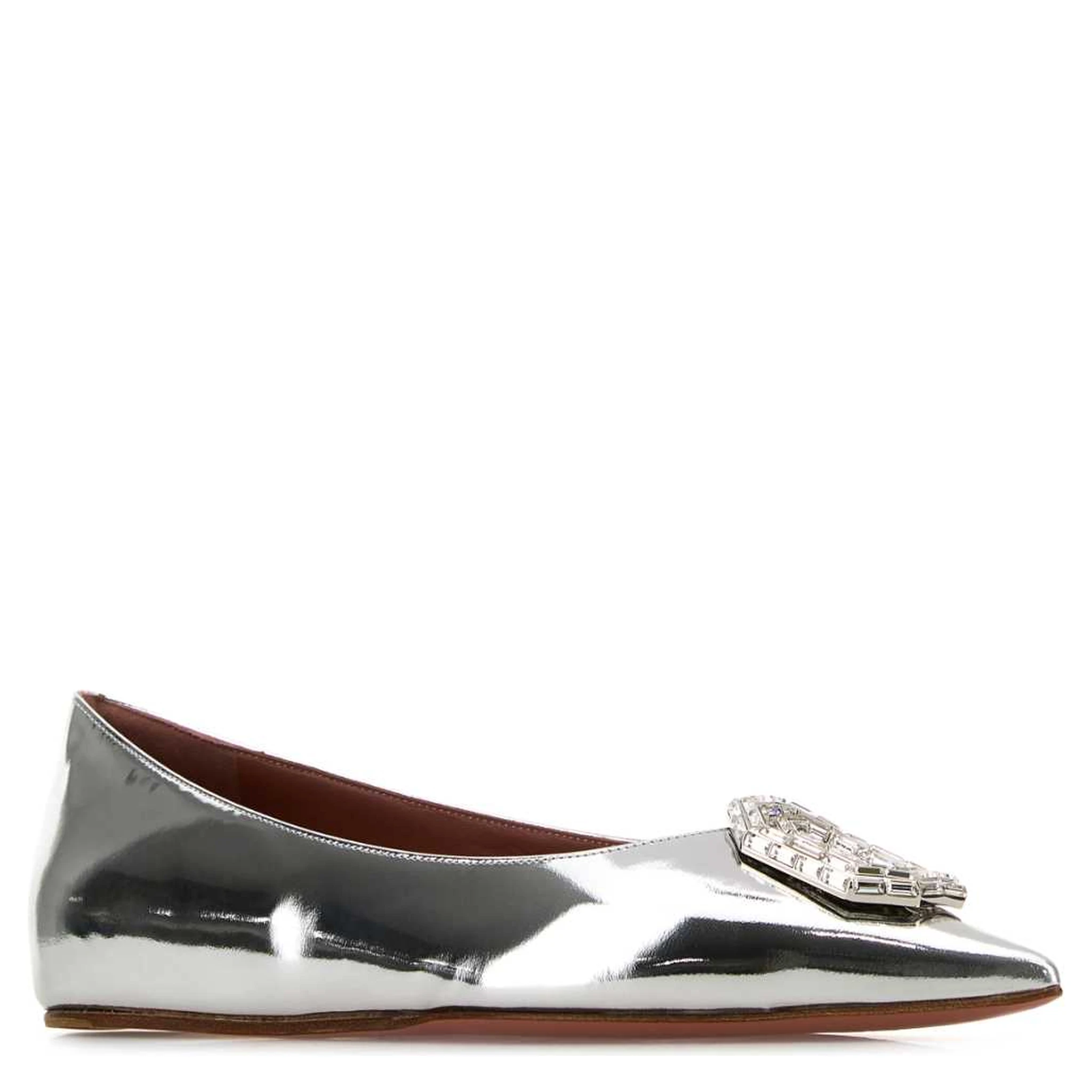CAMELIA FLAT MIRROR SILVER  WHITE B