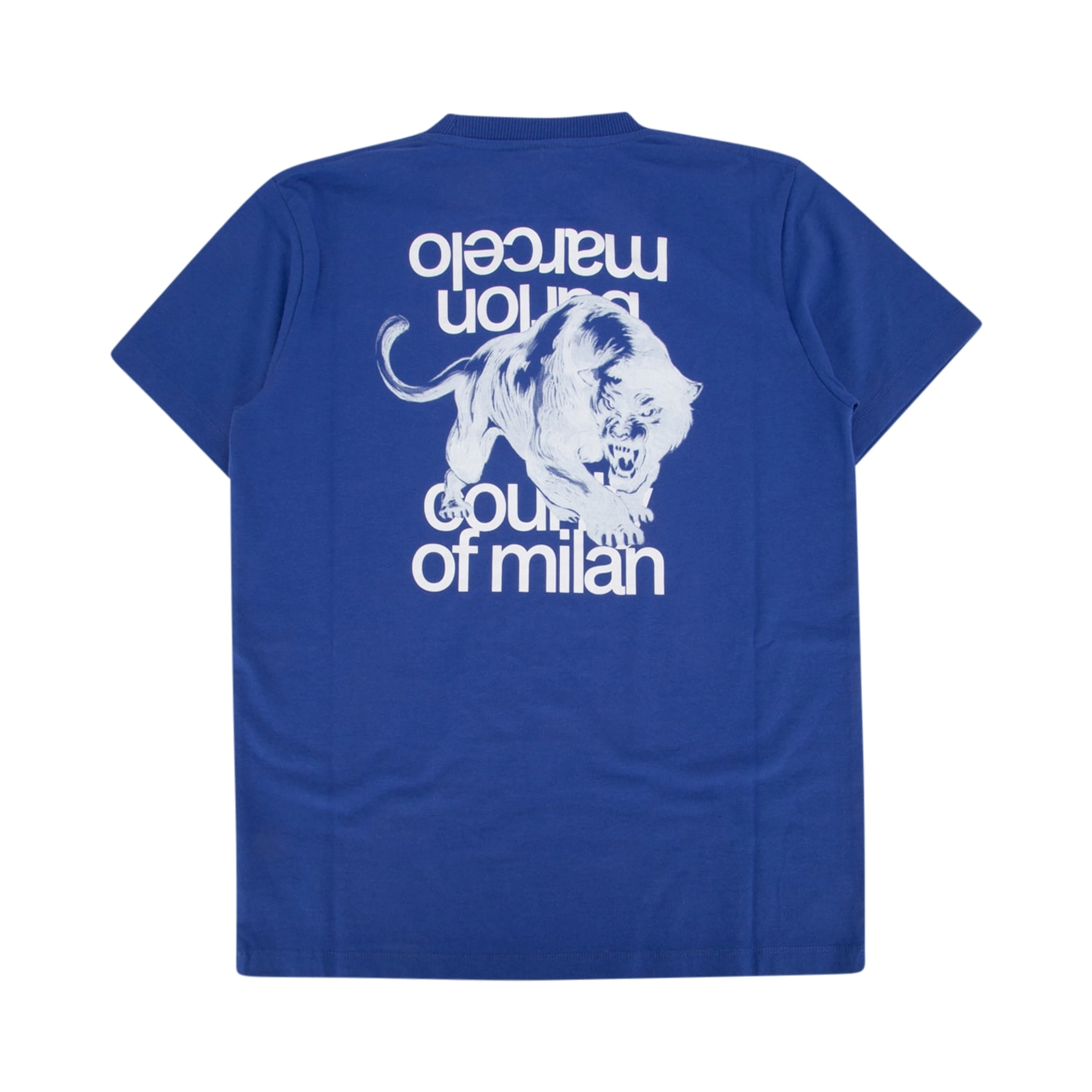 MBCM PANTHER REGULAR T-SHIRT BLUE WHITE