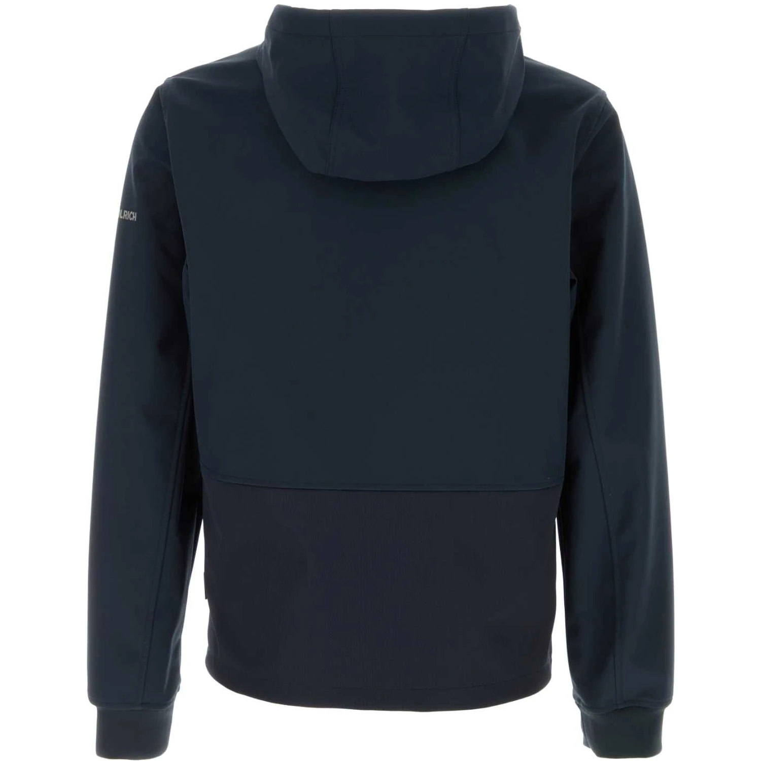 SOFT SHELL FULL-ZIP HOODIE - MELTON BLUE