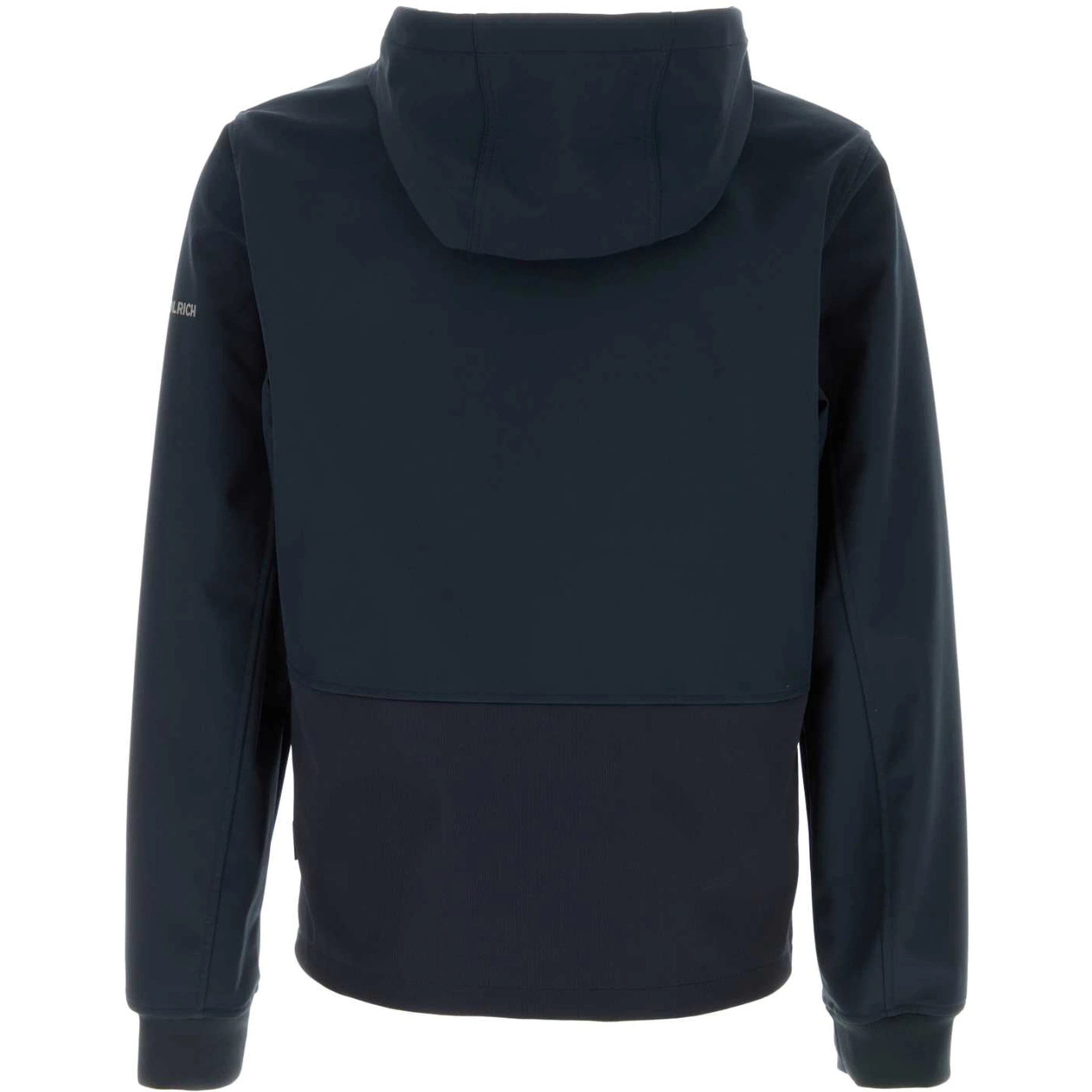 SOFT SHELL FULL-ZIP HOODIE - MELTON BLUE