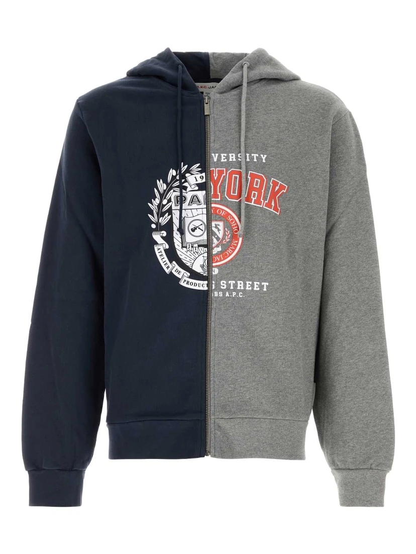 THE SPLIT CREST ZIP-UP HOODIE MARC JACOBS