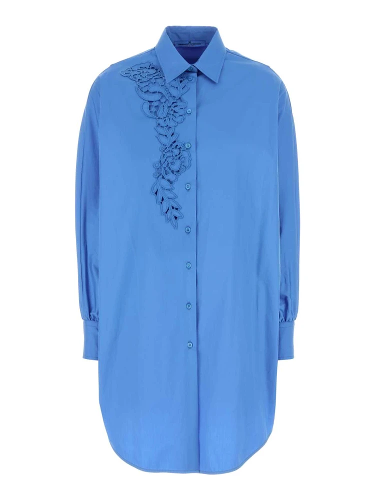 CAMICIA INTARSIO PIZZO OVER