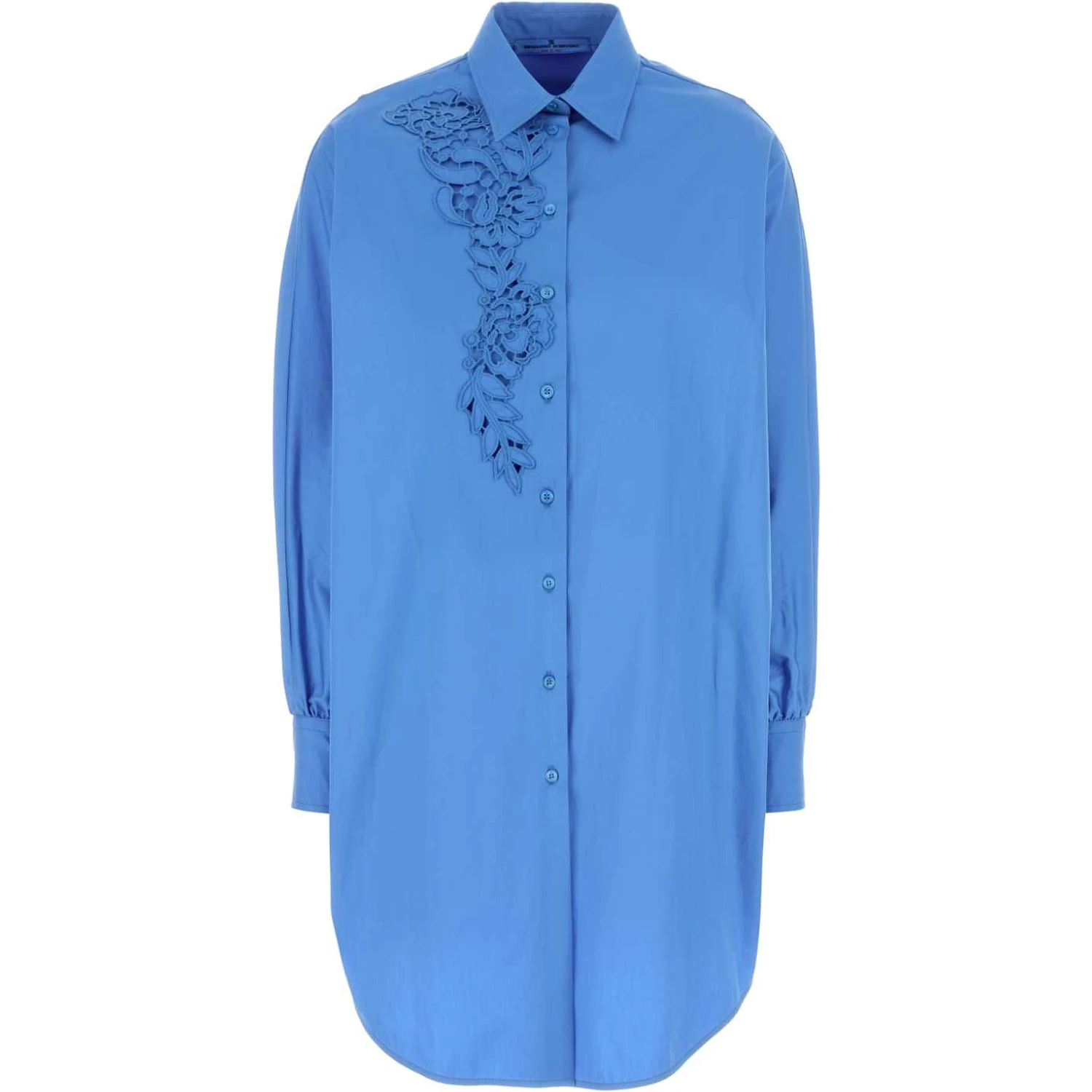CAMICIA INTARSIO PIZZO OVER