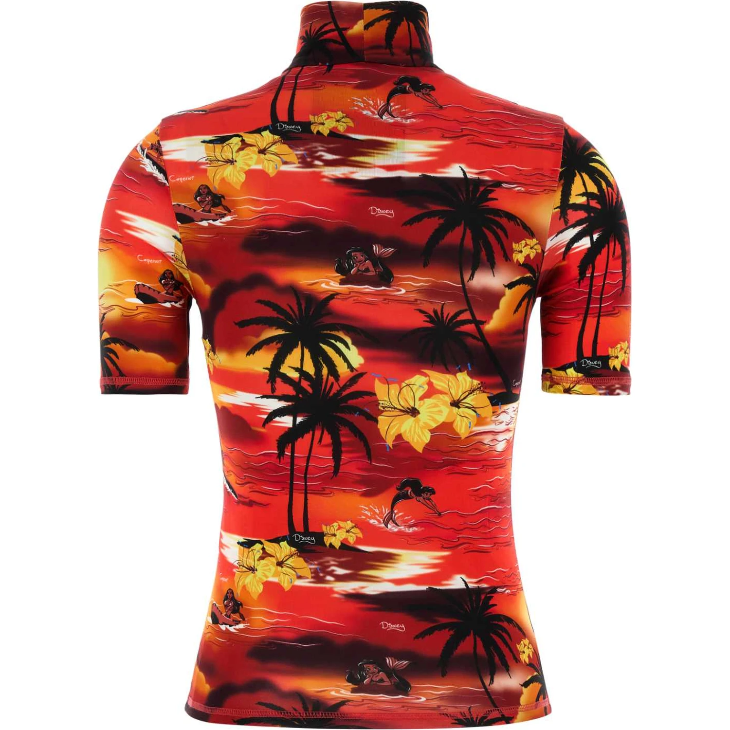DISNEY X COPERNI TROPICAL HIGH NECK FITTED TOP