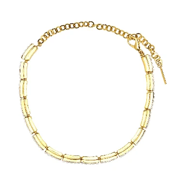 CRYSTAL BAGUETTE CHOKER