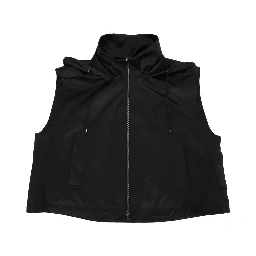LEISURE HOODED VEST LOGO