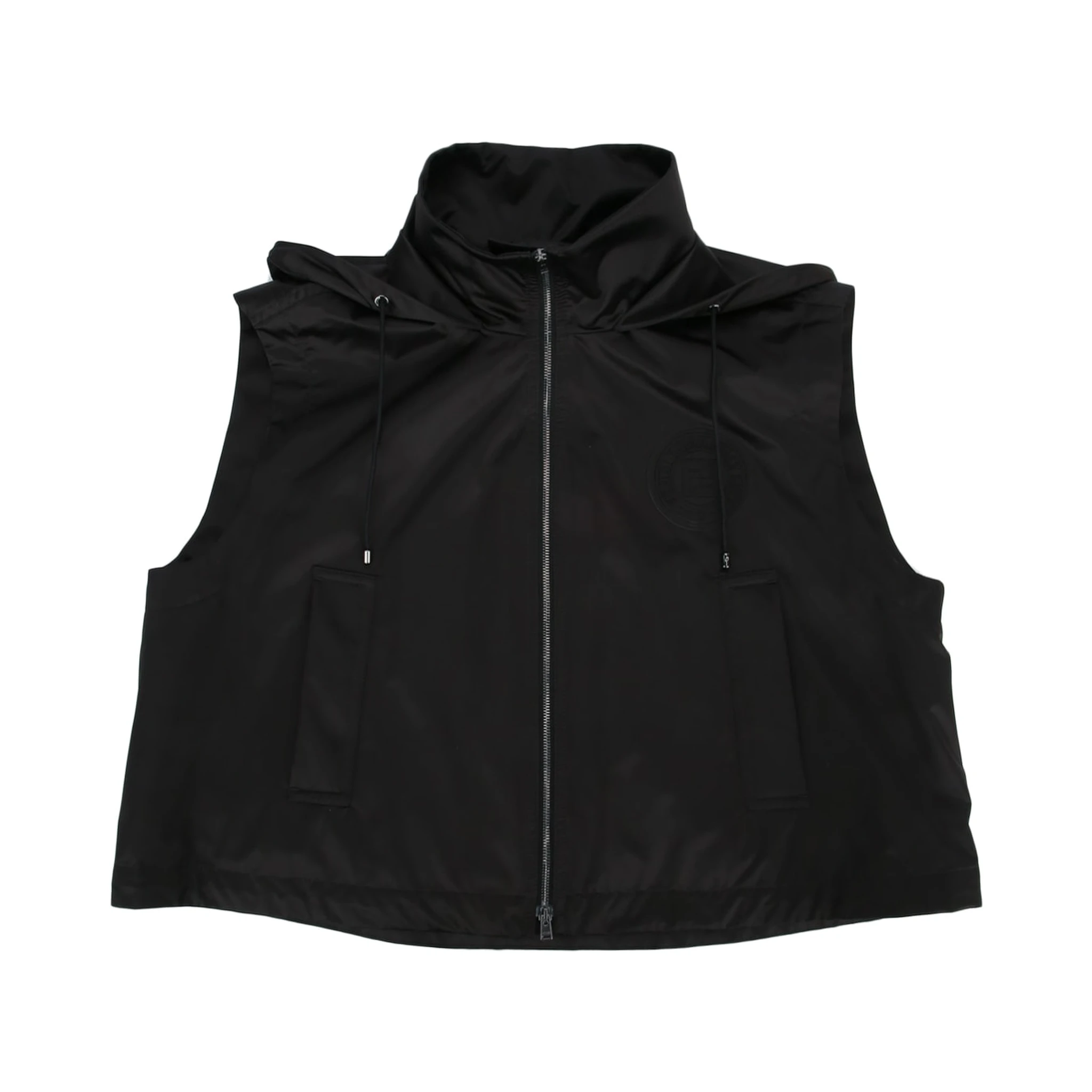 LEISURE HOODED VEST LOGO