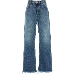 DENIM LOW WAIST BAGGY JEANS