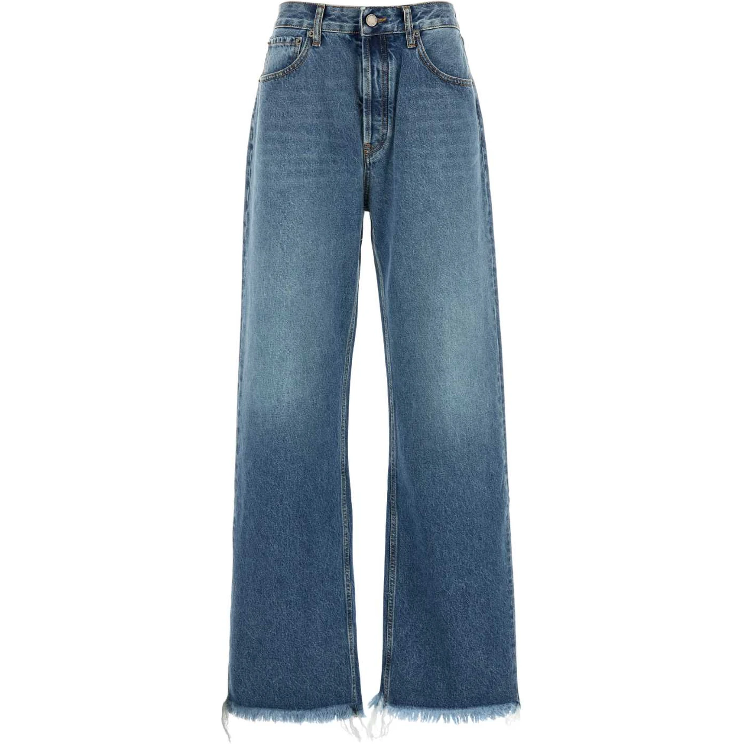 DENIM LOW WAIST BAGGY JEANS
