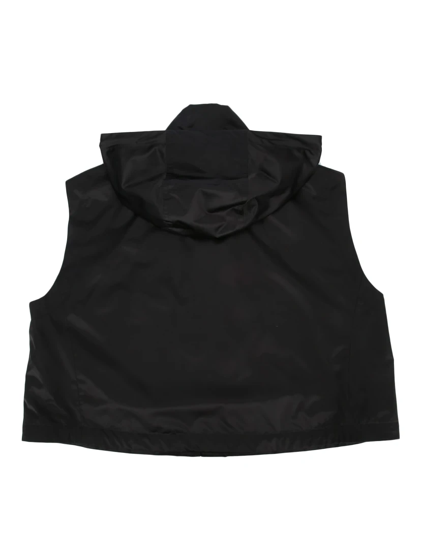 LEISURE HOODED VEST LOGO