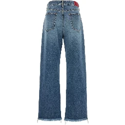 DENIM LOW WAIST BAGGY JEANS