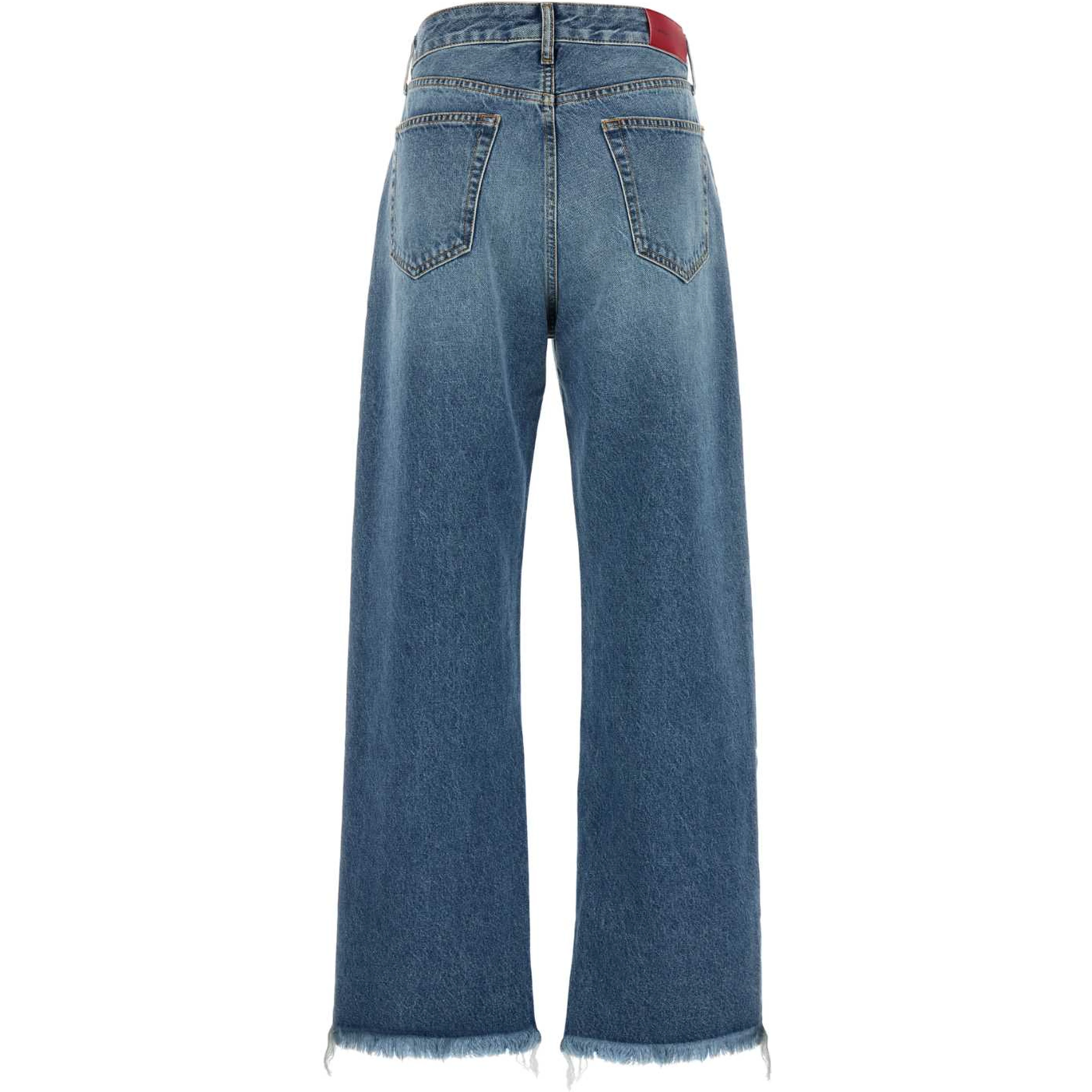 DENIM LOW WAIST BAGGY JEANS
