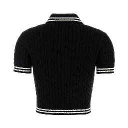 COTTON BLEND KNITTED POLO