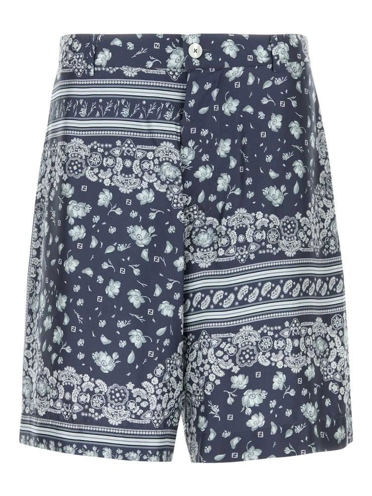 SHORTS SILK BANDANA PRINT