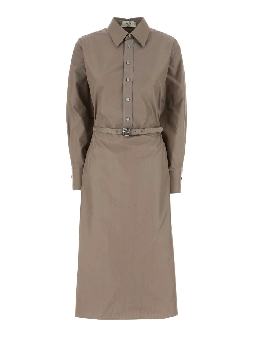 STRIPED DRESS OPEN BACK