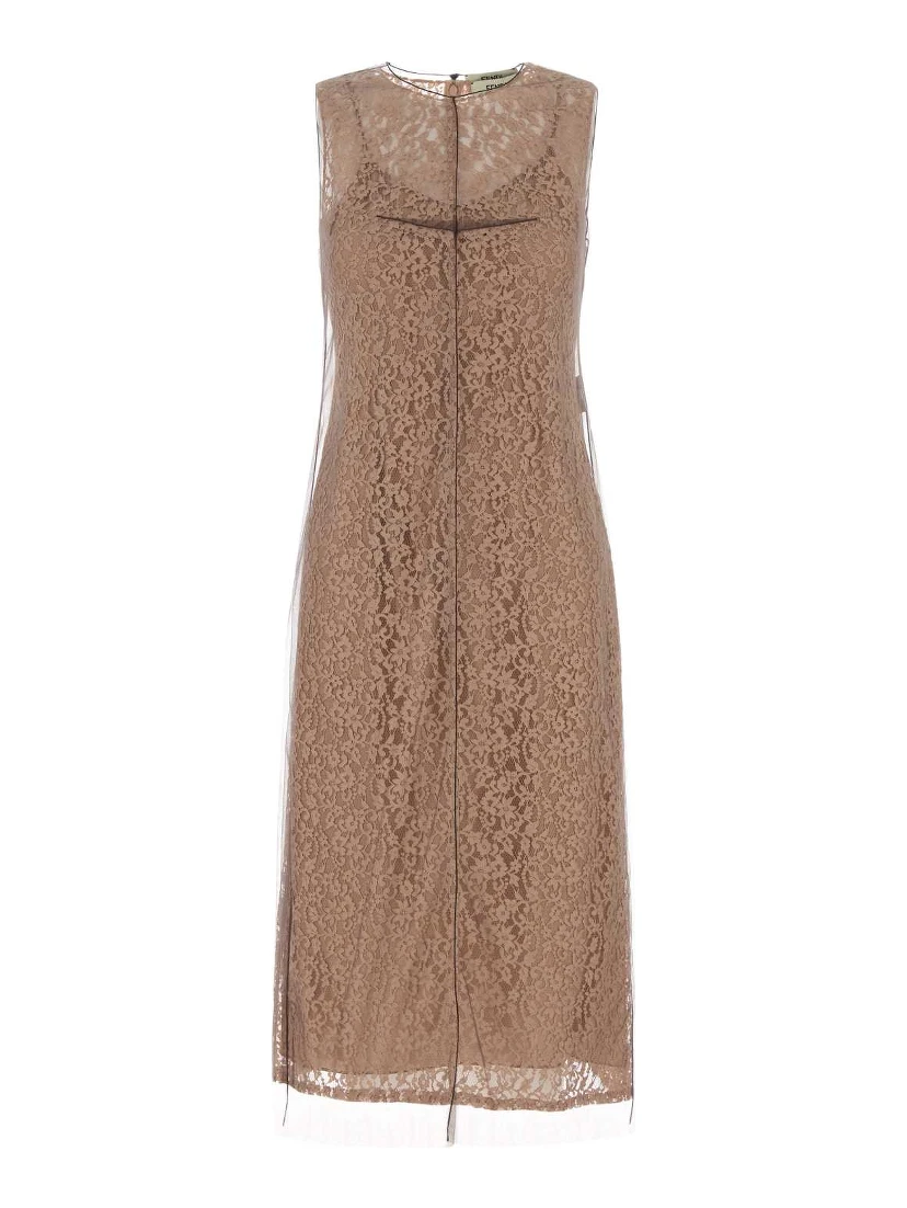 LACE MESH DRESS