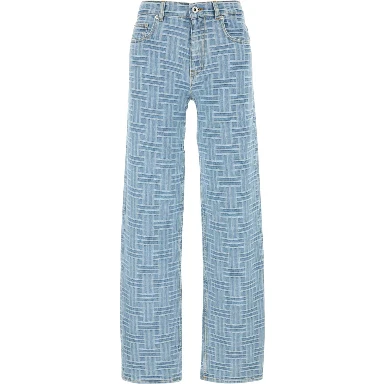KENZO WEAVE STONE BLEACH ASAGAO REGULAR WAIST