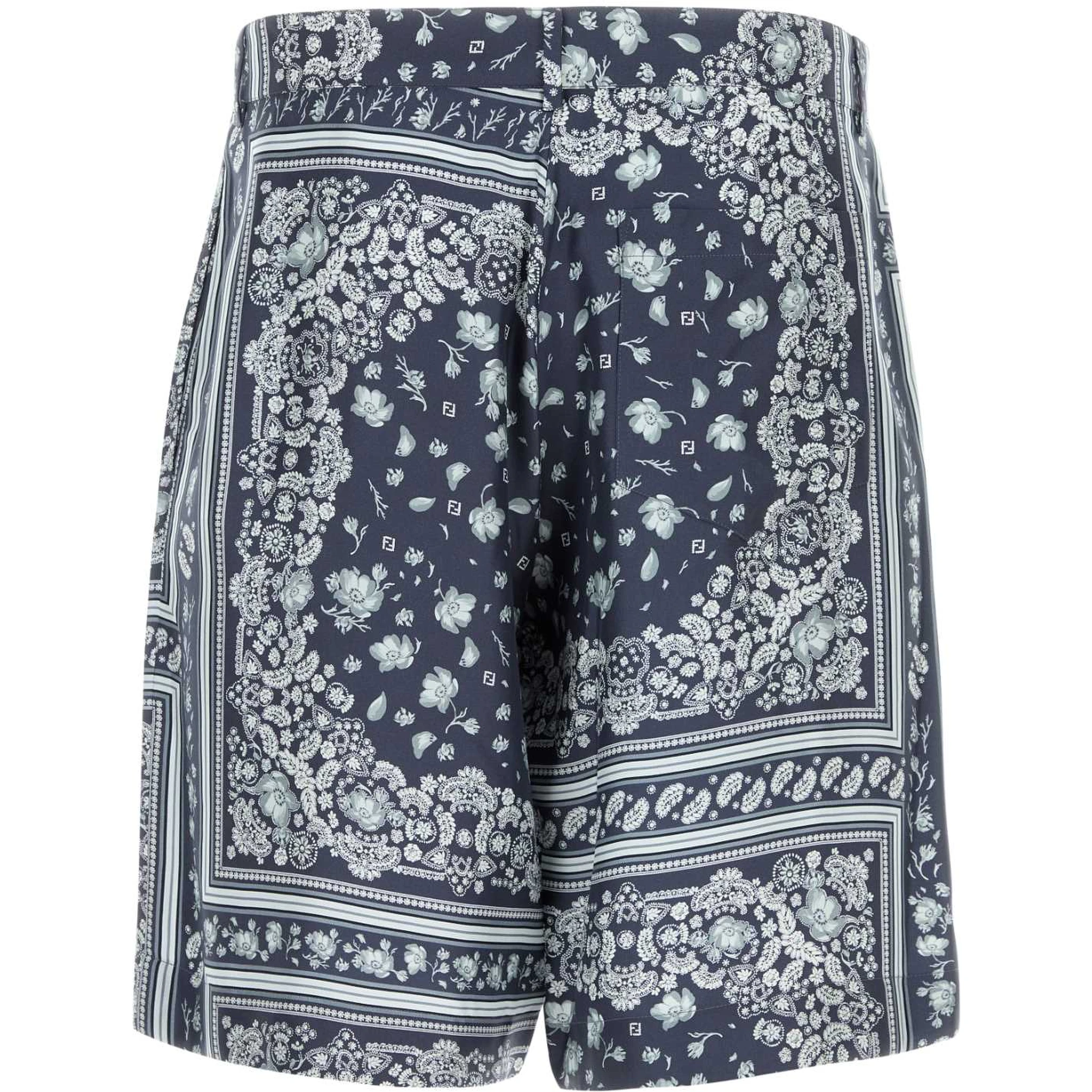 SHORTS SILK BANDANA PRINT