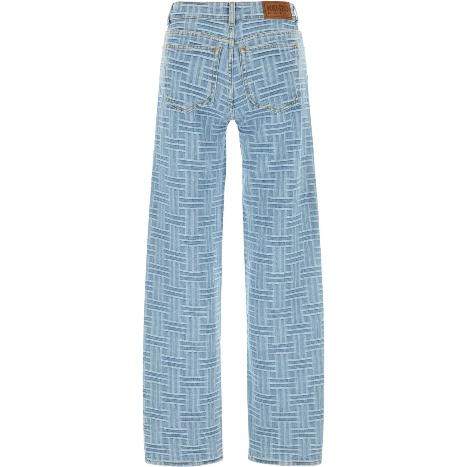 KENZO WEAVE STONE BLEACH ASAGAO REGULAR WAIST