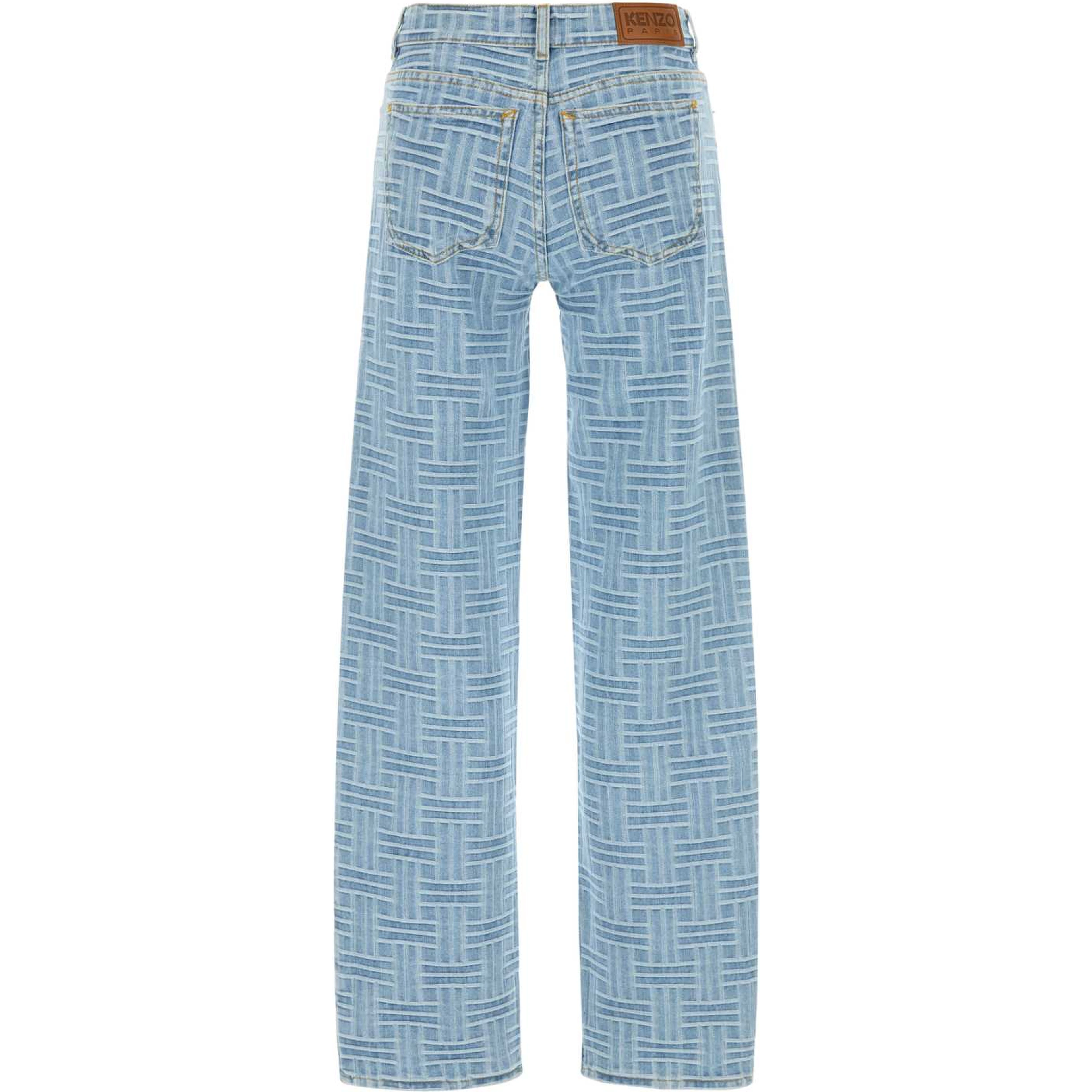 KENZO WEAVE STONE BLEACH ASAGAO REGULAR WAIST