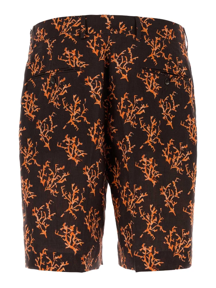 SHORTS LINEN CORAL ALLOVER alternative