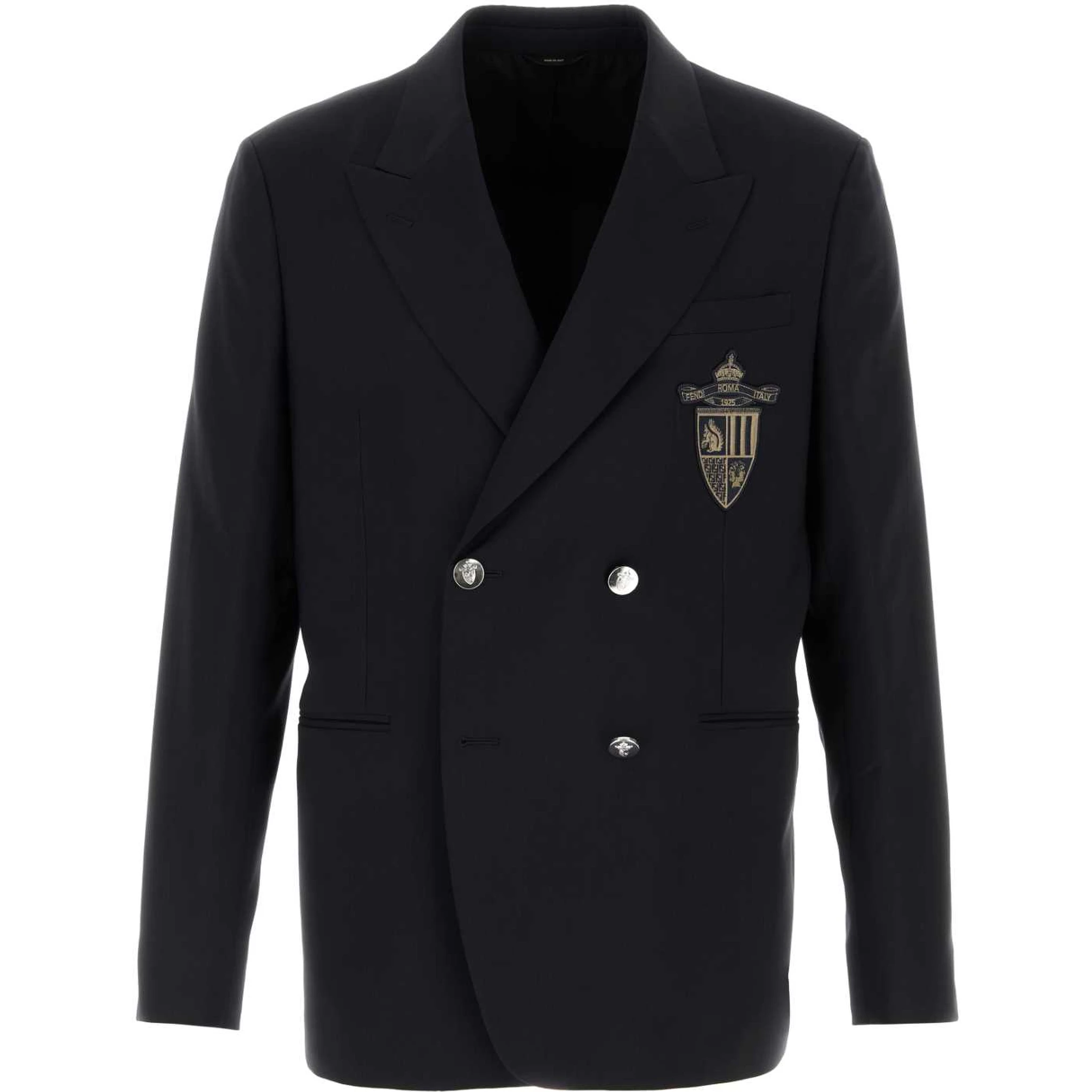 GIACCA LIGHT WOOL FENDI CREST