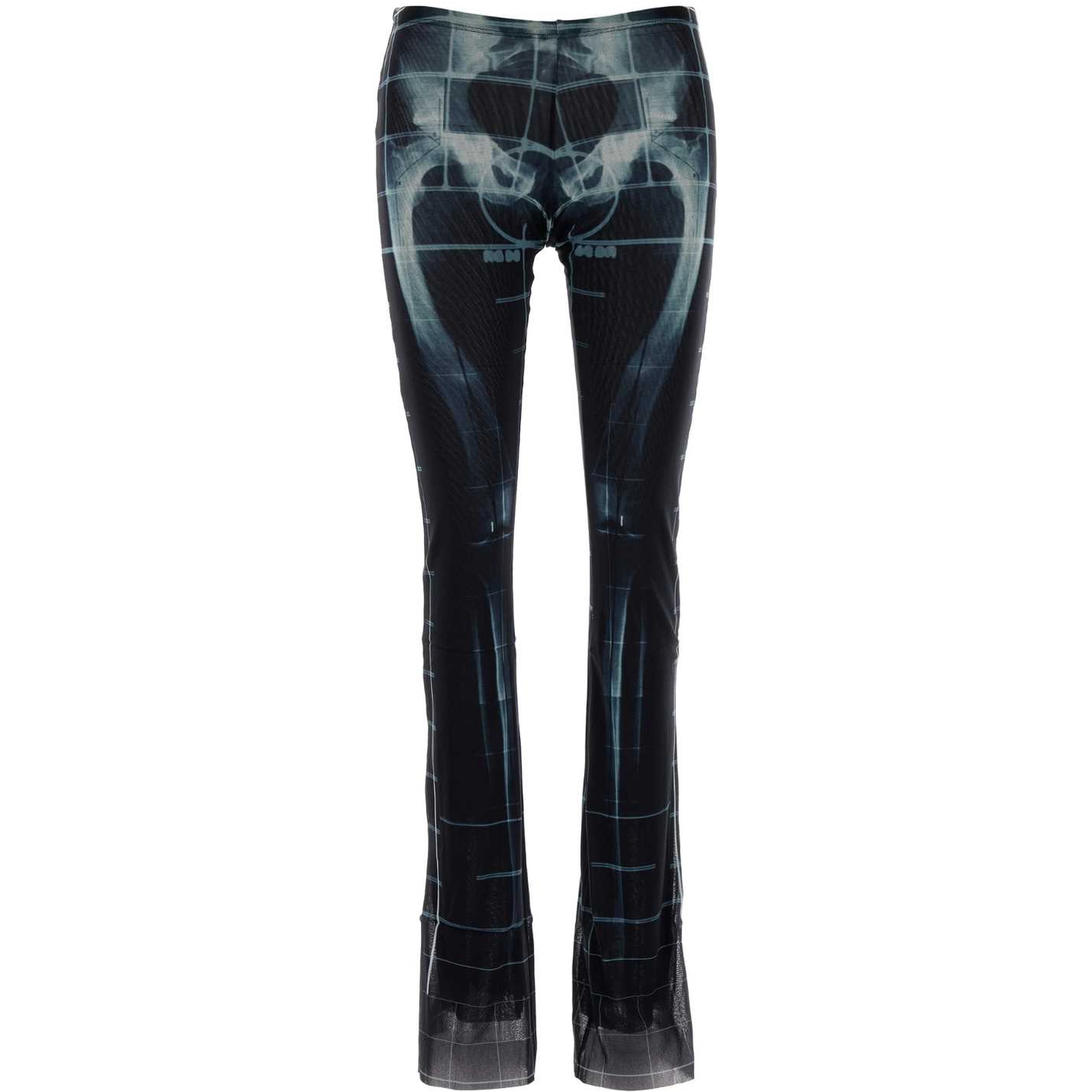 MESH TROUSER PRINTED SQUELETOR