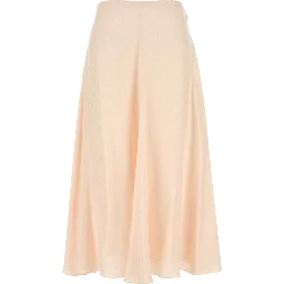 FF LOGO SILK SKIRT