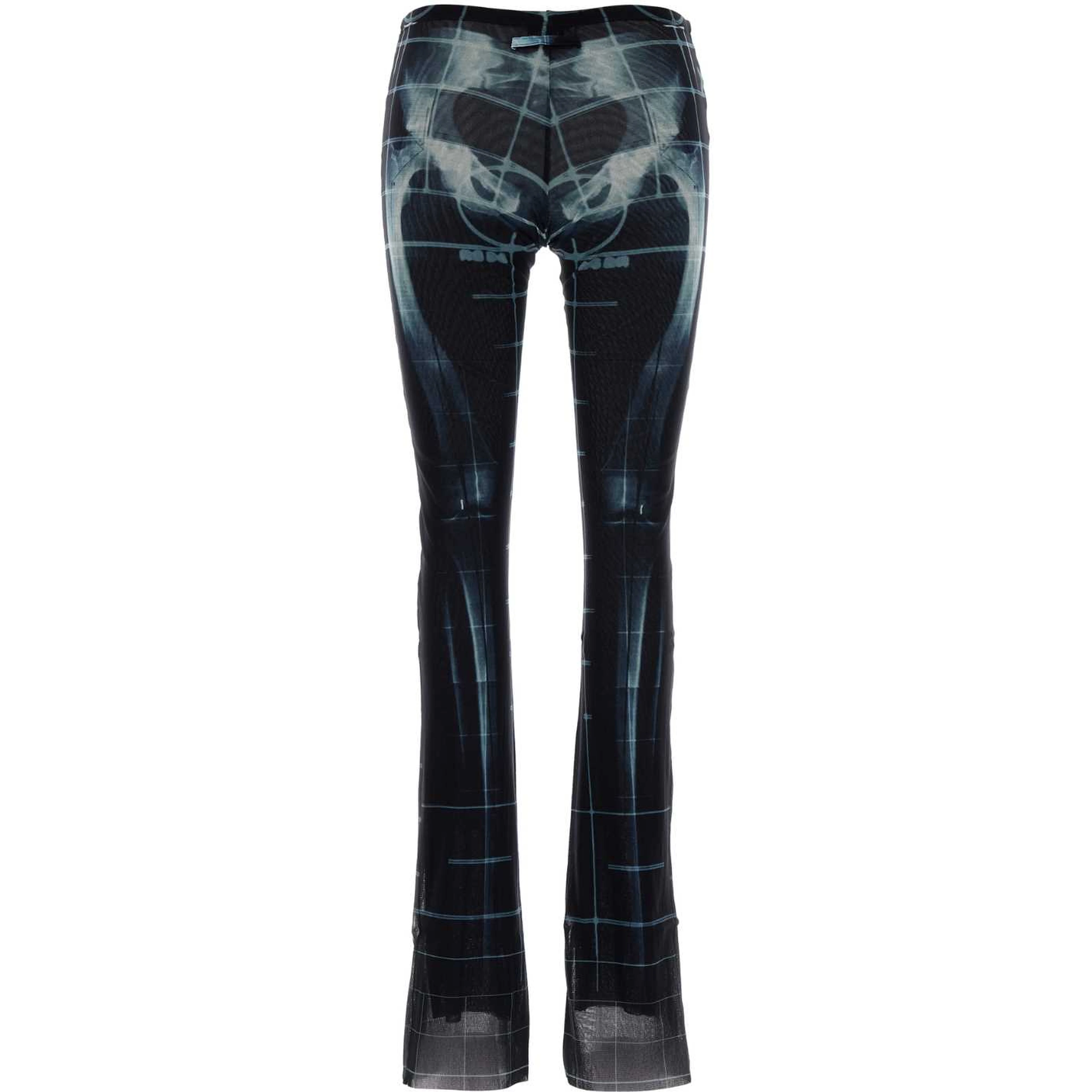 MESH TROUSER PRINTED SQUELETOR