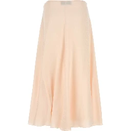 FF LOGO SILK SKIRT