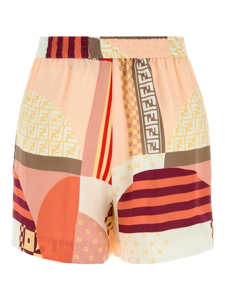 SHORTS PATCHWORK CREPE SATIN alternative