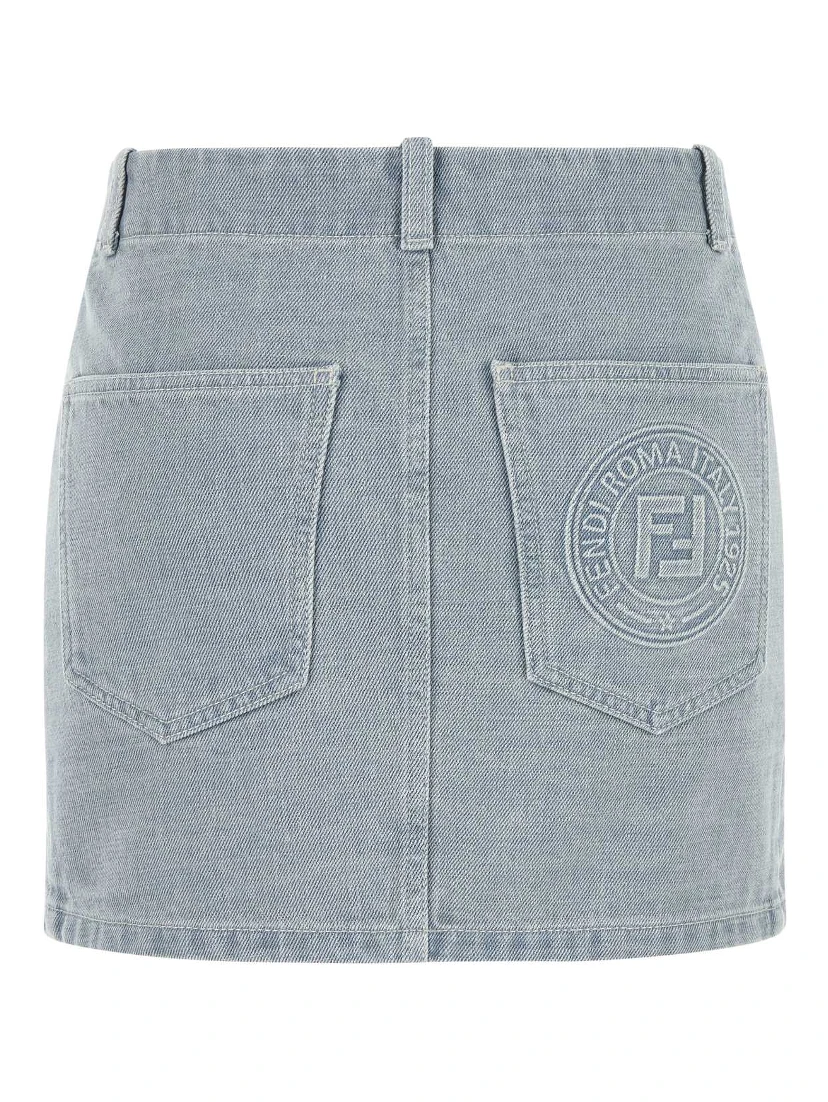 MINI DENIM LOGO BACK