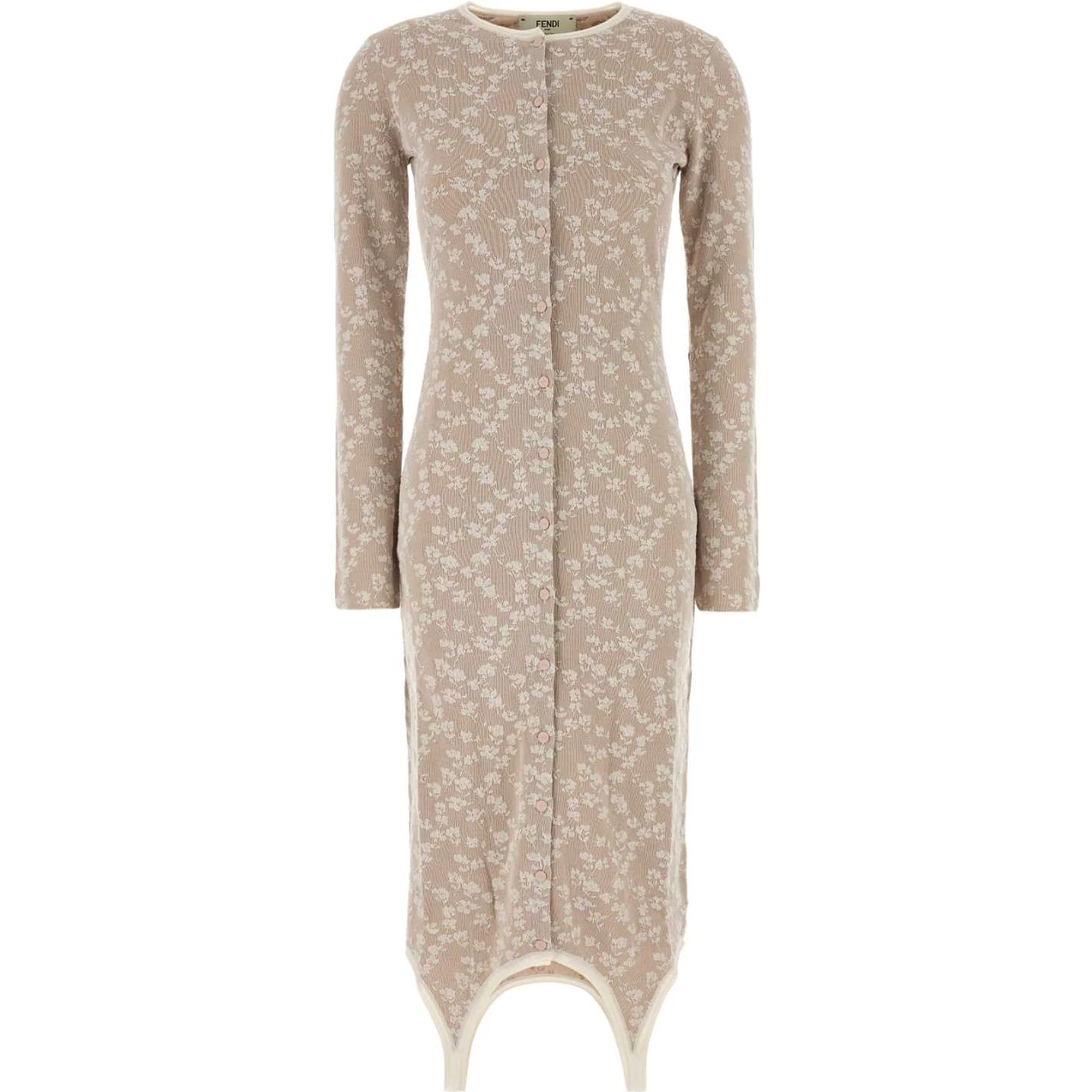 LONG CARDIGAN FLOWER GHETTE
