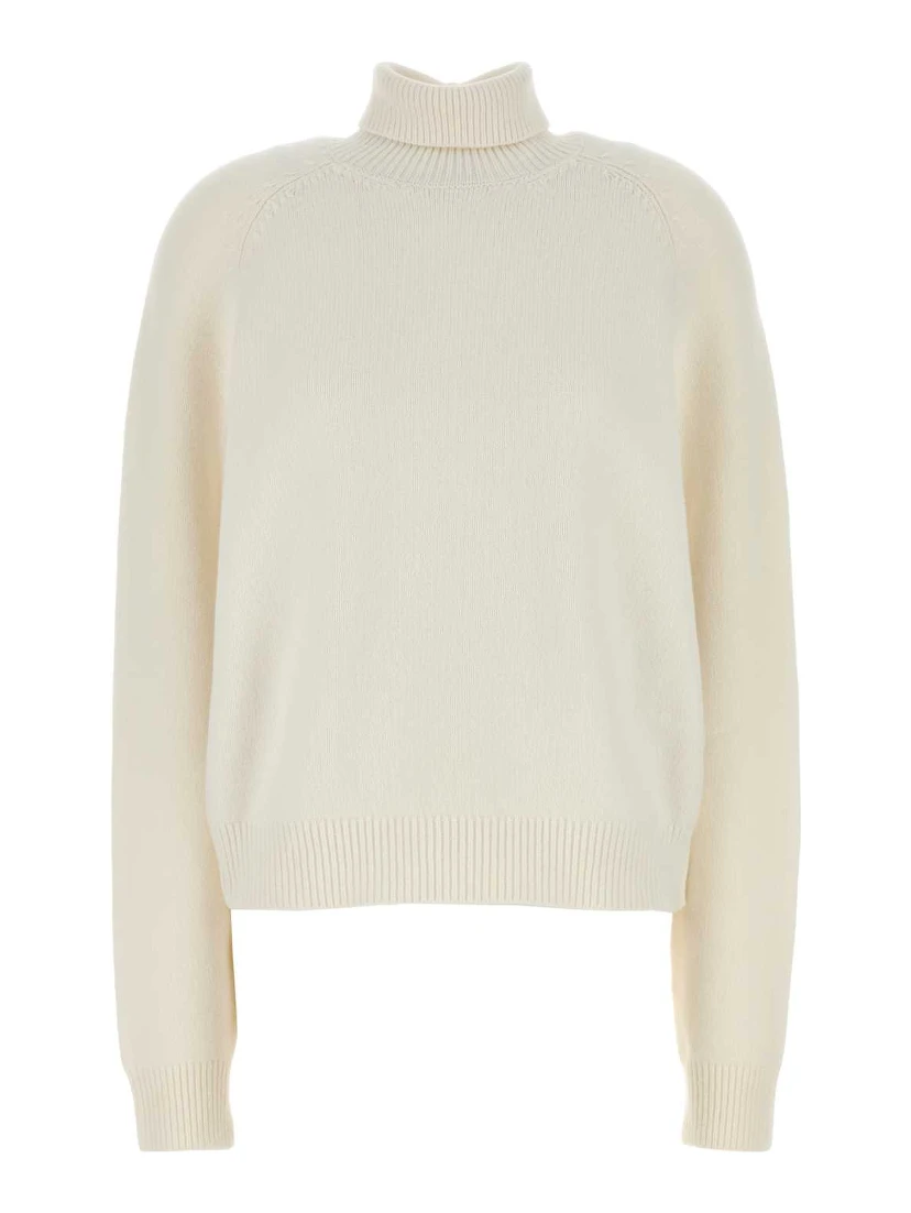 CASHMERE KNIT DETTAGLIO SELLERIA HIGH NECK SCARF