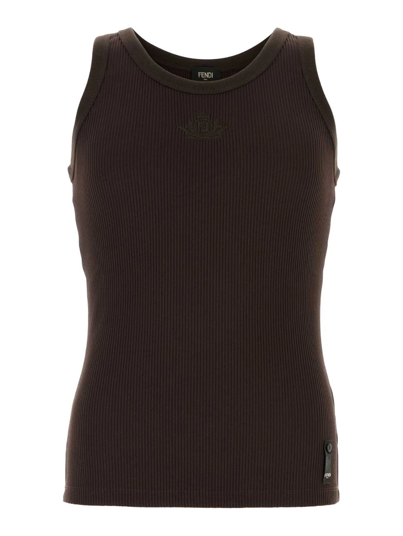 TOP RIBBED J FF CLUB CREST