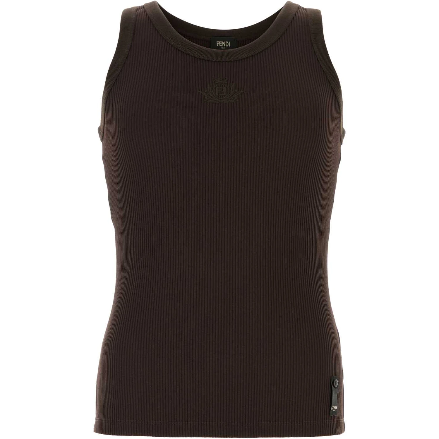 TOP RIBBED J FF CLUB CREST