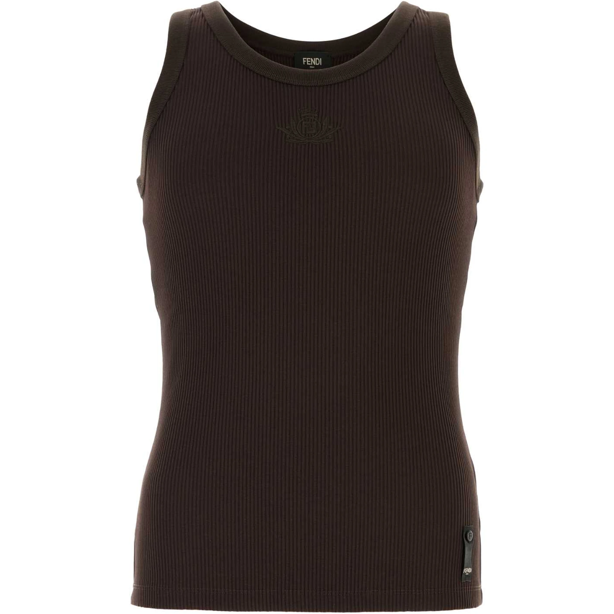 TOP RIBBED J FF CLUB CREST