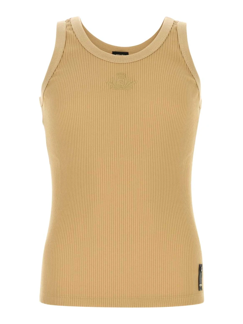 TOP RIBBED J FF CLUB CREST