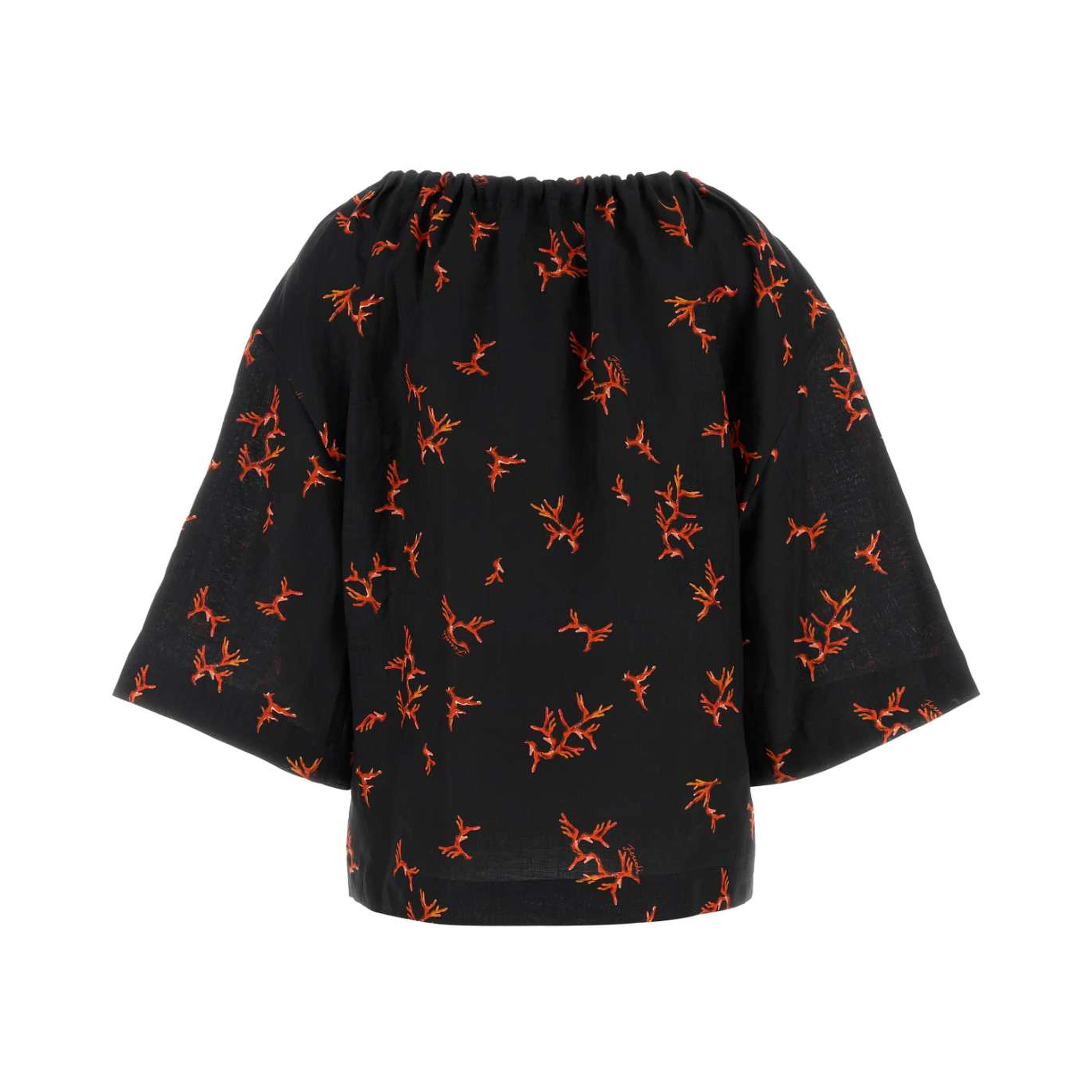 T-SHIRT FENDI EMBROIDE