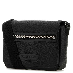 SOFT GRAIN LEATHER TRAVELLER MESSENGER WITH FLAP