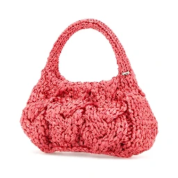 SMALL CABLE KNIT BAG