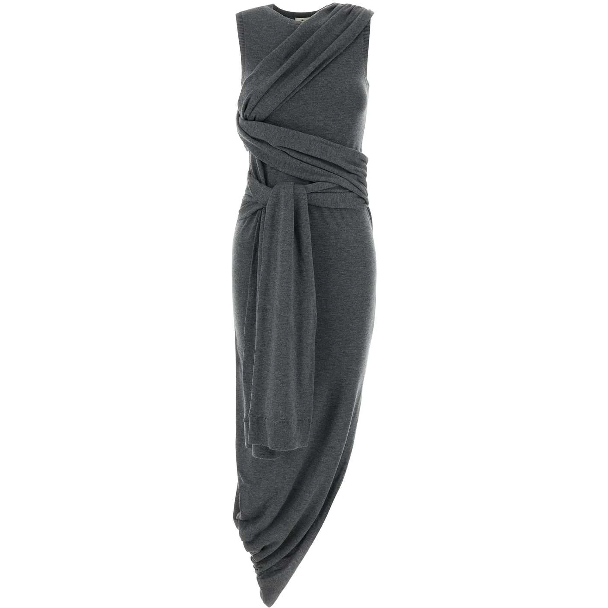 TIE DETAIL SLEEVELESS DRESS