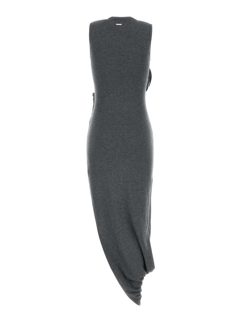 TIE DETAIL SLEEVELESS DRESS