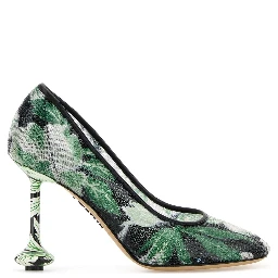 TOY PUMP 90 SEQUINS FLORAL