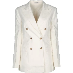 RELAXED LINEN DB BREASTED BLAZER