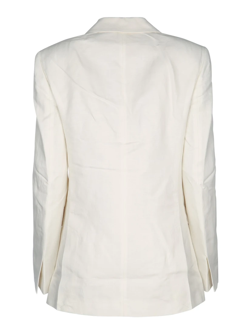 RELAXED LINEN DB BREASTED BLAZER