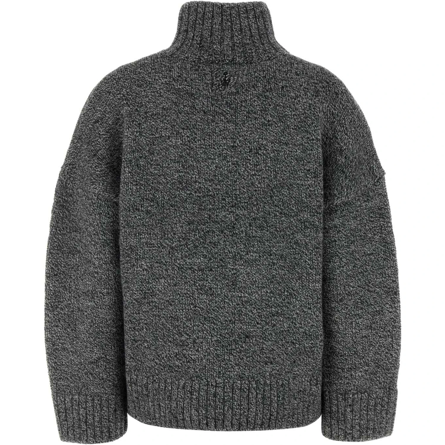 LEATHER PATCH POCKET JUMPER