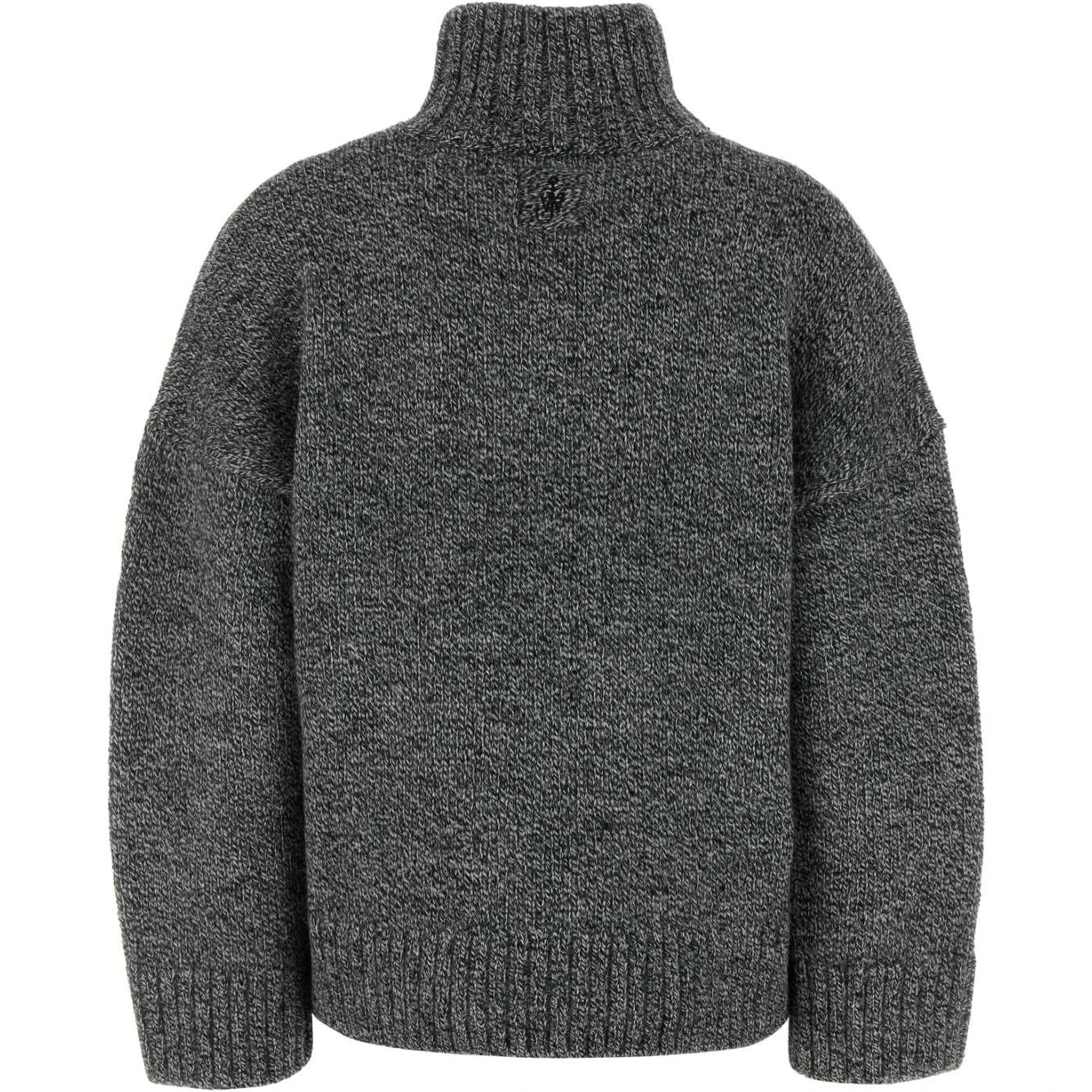 LEATHER PATCH POCKET JUMPER